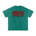 Wolvyn Apparel ‘Sold Out Pop-Up Shop’ Snow Washed Oversized Cotton T-Shirt - Wolvyn Apparel