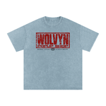Wolvyn Apparel ‘Sold Out Pop-Up Shop’ Snow Washed Oversized Cotton T-Shirt - Wolvyn Apparel