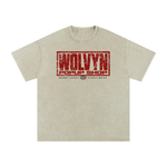 Wolvyn Apparel ‘Sold Out Pop-Up Shop’ Snow Washed Oversized Cotton T-Shirt - Wolvyn Apparel