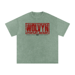Wolvyn Apparel ‘Sold Out Pop-Up Shop’ Snow Washed Oversized Cotton T-Shirt - Wolvyn Apparel