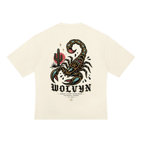 Wolvyn Apparel ‘Sonoran Scorpion’ Unisex Heavyweight Oversized T-Shirt - Wolvyn Apparel