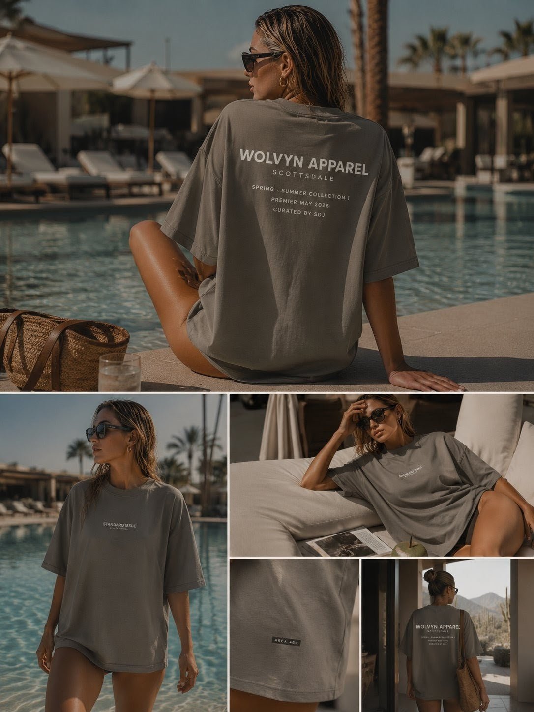 Wolvyn Apparel "Standard Issue" 305 GSM Earth Tone T-Shirt - Wolvyn Apparel