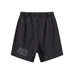 Wolvyn Apparel "Standard Issue" 410GSM Unisex Distressed Vintage-Wash Raw-Hem Shorts - Wolvyn Apparel