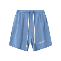 Wolvyn Apparel "Standard Issue" 410GSM Unisex Distressed Vintage-Wash Raw-Hem Shorts - Wolvyn Apparel