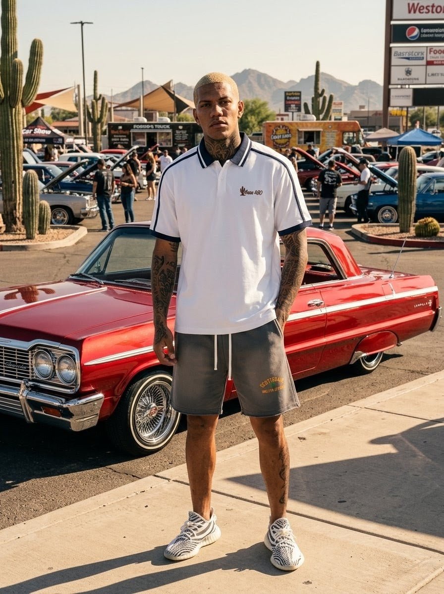 Wolvyn Apparel Sun Fade Distressed Shorts - Wolvyn Apparel