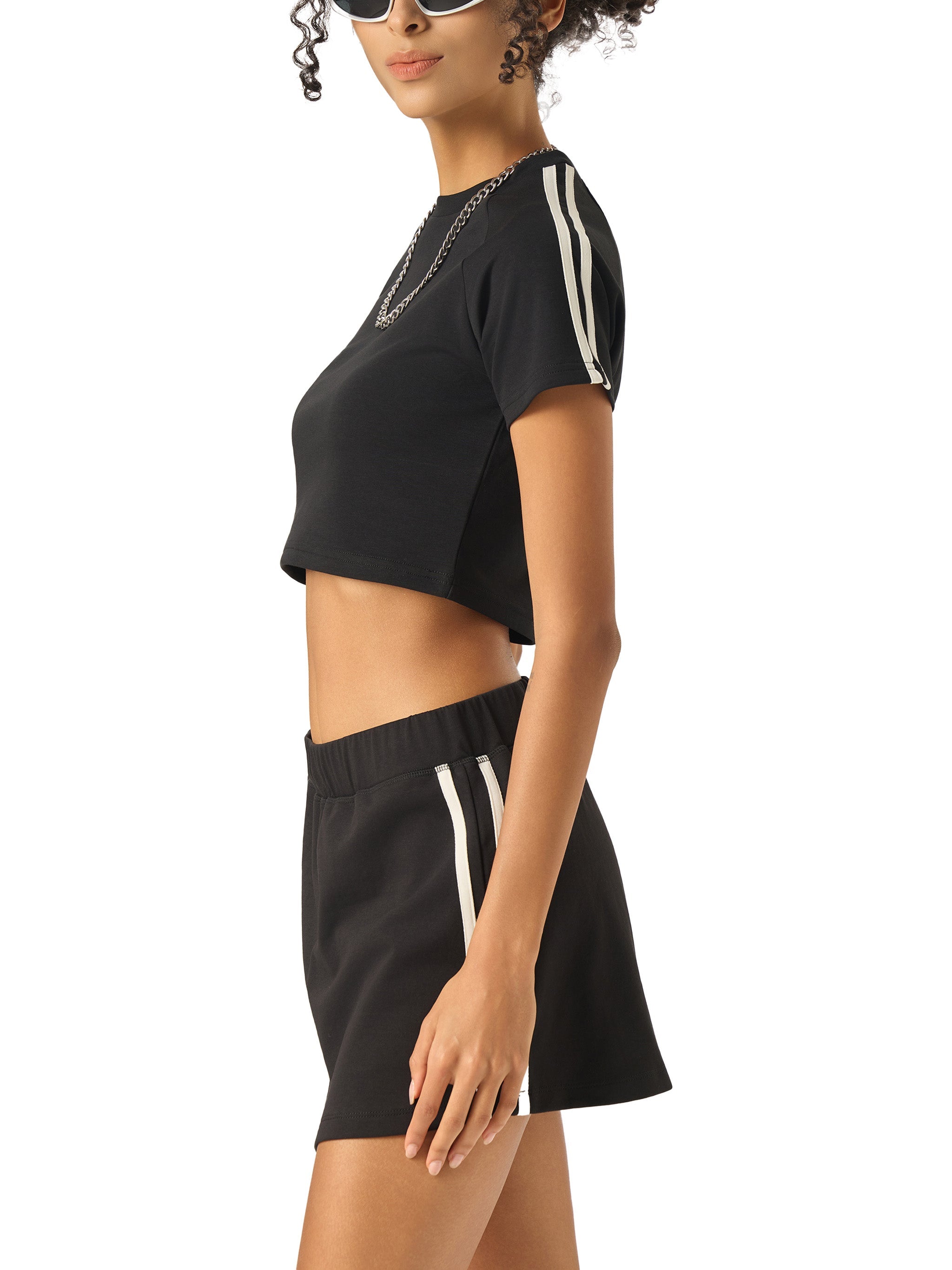 Wolvyn Apparel Taped Cooling Performance Crop Top - Wolvyn Apparel