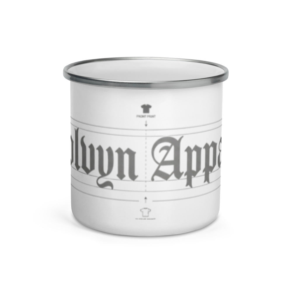Wolvyn Apparel "The Blueprint" Enamel Mug - Wolvyn Apparel