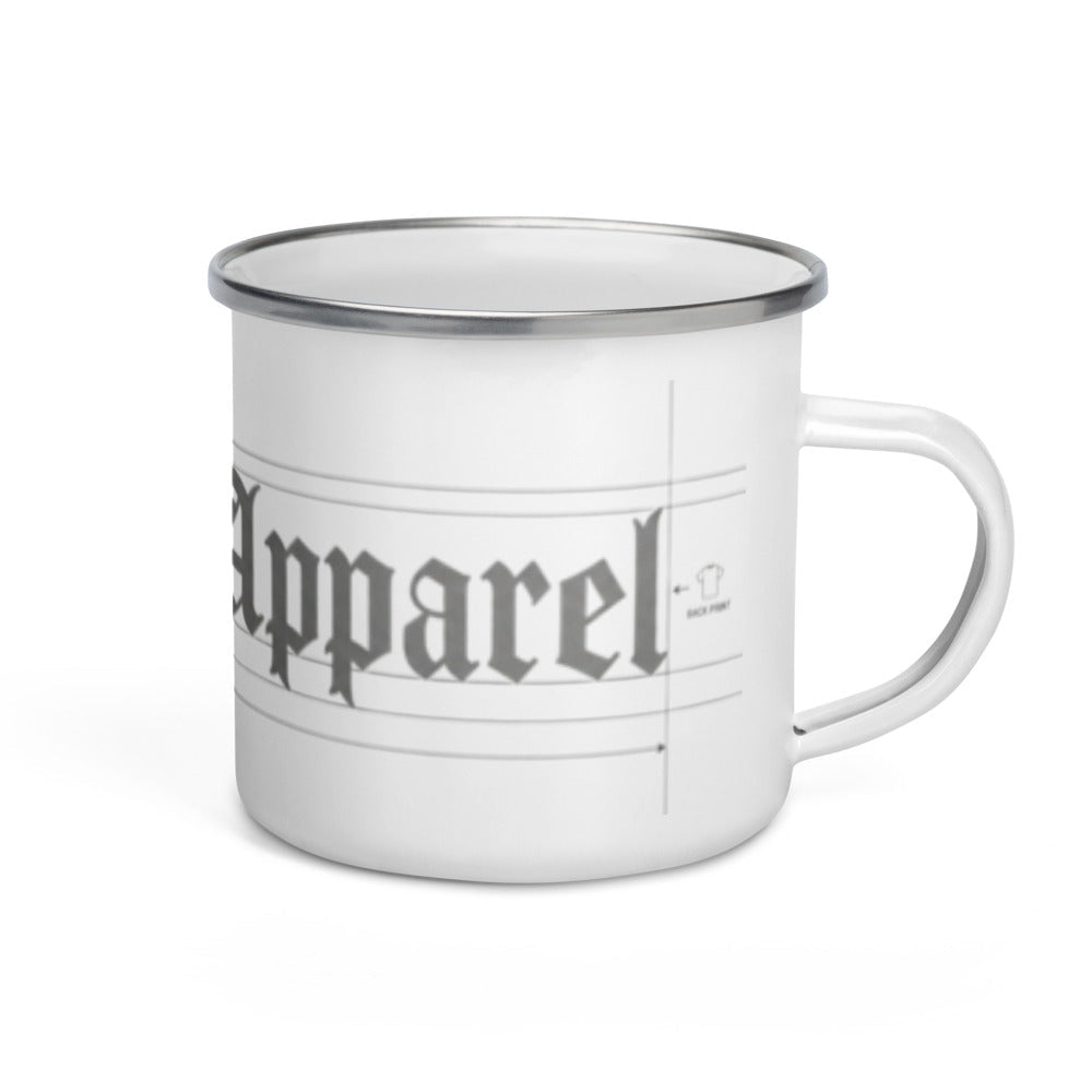 Wolvyn Apparel "The Blueprint" Enamel Mug - Wolvyn Apparel