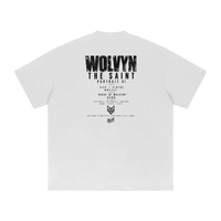 Wolvyn Apparel ‘The Saint- Portrait Series VI’ Heavyweight Drop Shoulder T-Shirt - Wolvyn Apparel