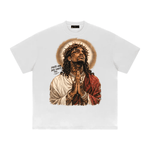 Wolvyn Apparel ‘The Saint- Portrait Series VI’ Heavyweight Drop Shoulder T-Shirt - Wolvyn Apparel