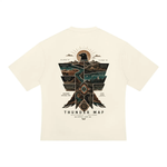 Wolvyn Apparel ‘Thunder Map’ Unisex Heavyweight Oversized T-Shirt - Wolvyn Apparel