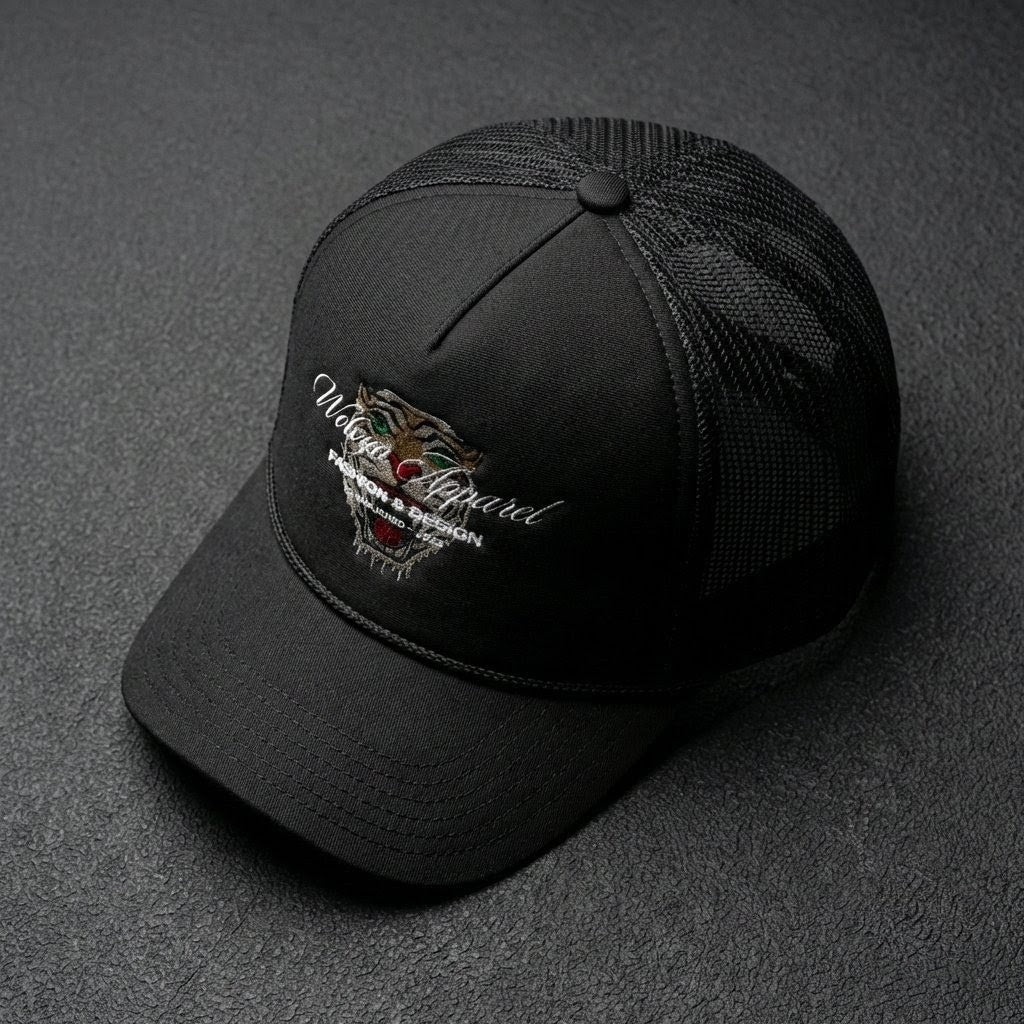 Wolvyn Apparel "Tiger Crown" Foam trucker hat - Wolvyn Apparel