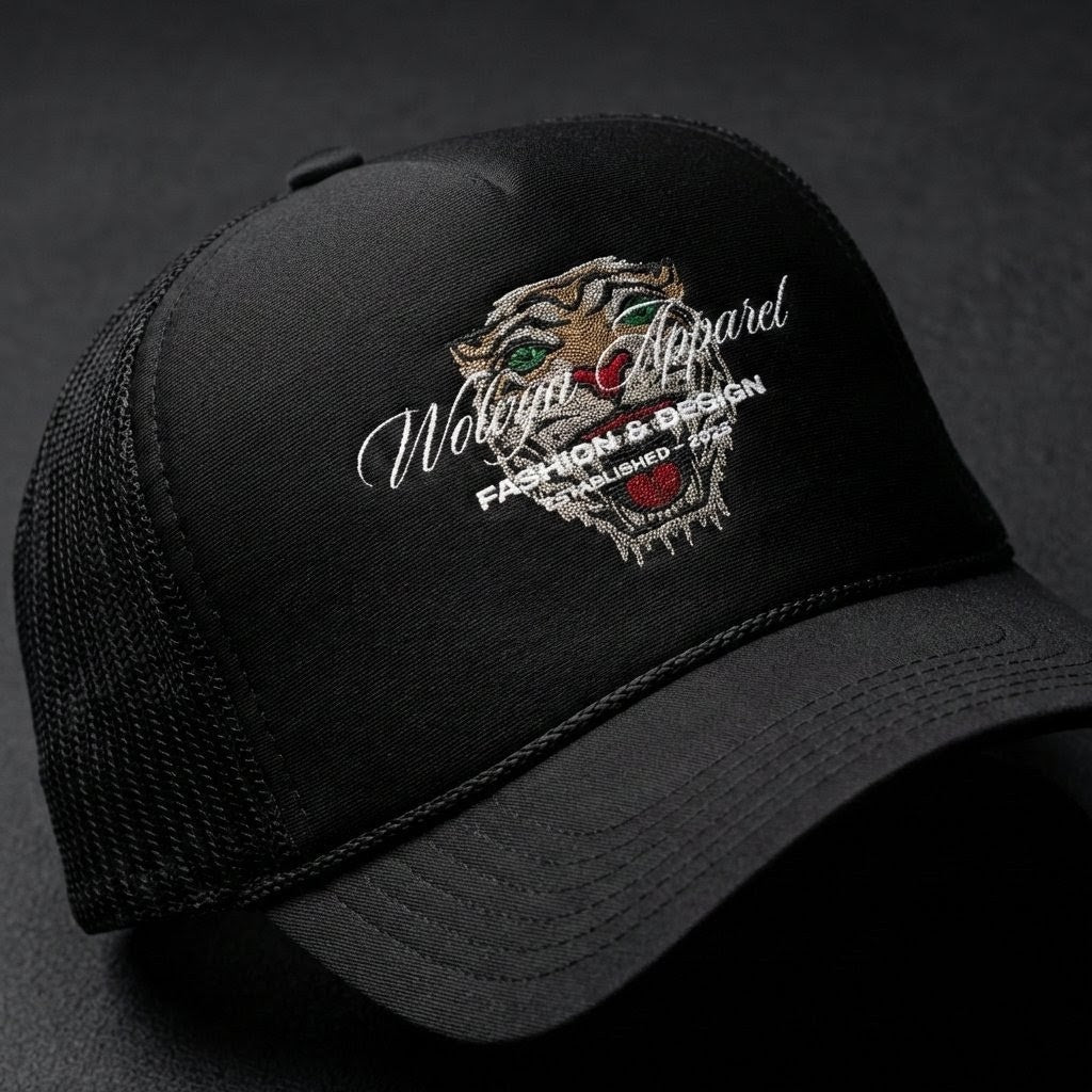 Wolvyn Apparel "Tiger Crown" Foam trucker hat - Wolvyn Apparel