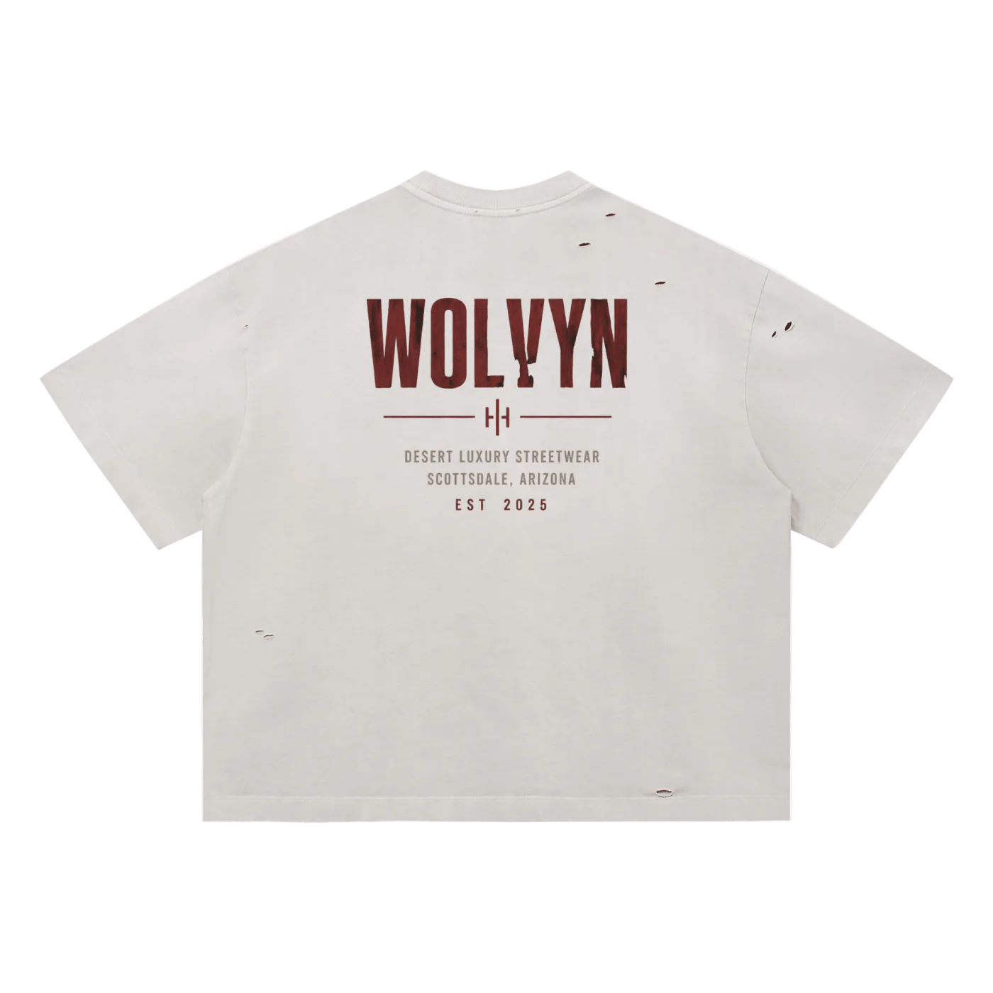 Wolvyn Apparel Vintage Washed Distressed Boxy Oversized T-Shirt - Wolvyn Apparel