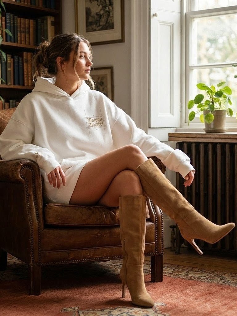 Wolvyn Apparel "We Are Luxury Streetwear" Oversize Fleeced Hoodie - Wolvyn Apparel