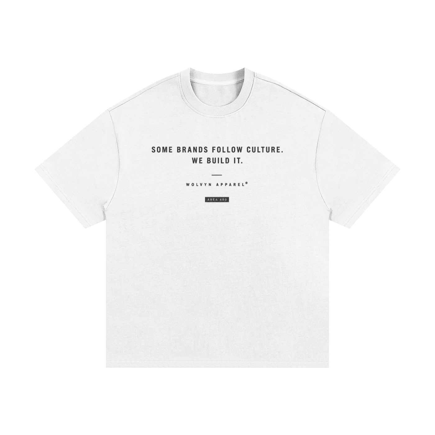 Wolvyn Apparel "We Build It" Essential 330 GSM Cotton T-Shirt - Wolvyn Apparel