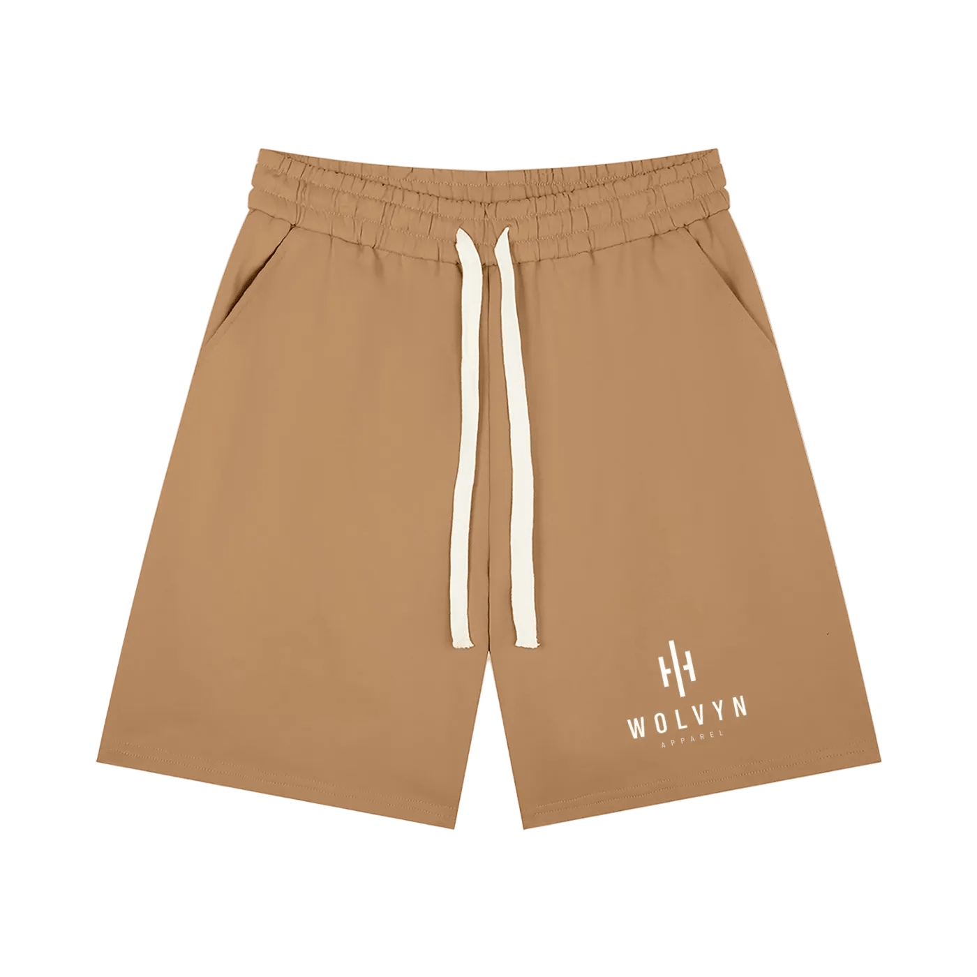 Wolvyn Apparel 'Wolvyn Mark' Men’s Loose Fit Drawstring Shorts - Wolvyn Apparel