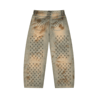 Wolvyn Apparel ‘Wolvyn Mark’ Men’s Vintage Wash Barrel Leg Jeans - Wolvyn Apparel