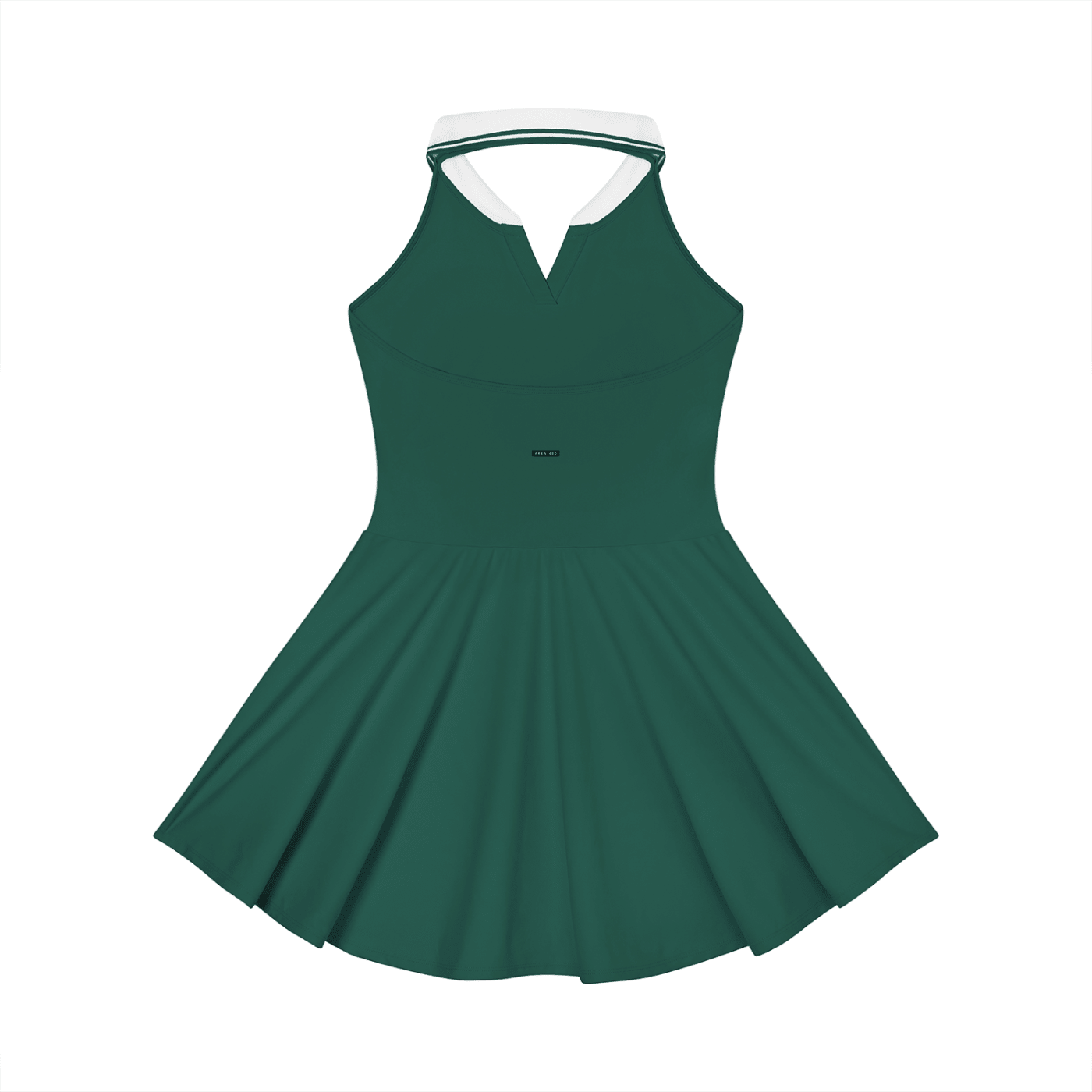 Wolvyn Apparel "Wolvyn Mark' Women's Collared Halter A-Line Tennis Dress - Wolvyn Apparel