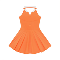 Wolvyn Apparel "Wolvyn Mark' Women's Collared Halter A-Line Tennis Dress - Wolvyn Apparel