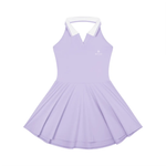 Wolvyn Apparel "Wolvyn Mark' Women's Collared Halter A-Line Tennis Dress - Wolvyn Apparel