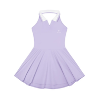 Wolvyn Apparel "Wolvyn Mark' Women's Collared Halter A-Line Tennis Dress - Wolvyn Apparel