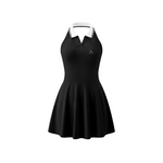 Wolvyn Apparel "Wolvyn Mark' Women's Collared Halter A-Line Tennis Dress - Wolvyn Apparel
