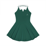 Wolvyn Apparel "Wolvyn Mark' Women's Collared Halter A-Line Tennis Dress - Wolvyn Apparel
