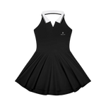 Wolvyn Apparel "Wolvyn Mark' Women's Collared Halter A-Line Tennis Dress - Wolvyn Apparel