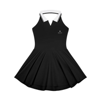 Wolvyn Apparel "Wolvyn Mark' Women's Collared Halter A-Line Tennis Dress - Wolvyn Apparel