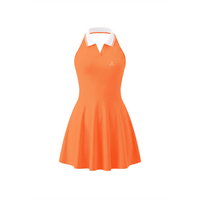 Wolvyn Apparel "Wolvyn Mark' Women's Collared Halter A-Line Tennis Dress - Wolvyn Apparel