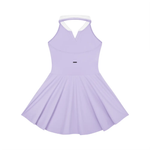 Wolvyn Apparel "Wolvyn Mark' Women's Collared Halter A-Line Tennis Dress - Wolvyn Apparel