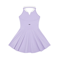 Wolvyn Apparel "Wolvyn Mark' Women's Collared Halter A-Line Tennis Dress - Wolvyn Apparel