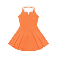 Wolvyn Apparel "Wolvyn Mark' Women's Collared Halter A-Line Tennis Dress - Wolvyn Apparel