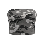 Wolvyn Apparel Women’s Camo Cropped Tube Top - Wolvyn Apparel