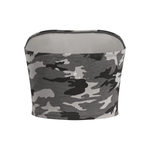 Wolvyn Apparel Women’s Camo Cropped Tube Top - Wolvyn Apparel