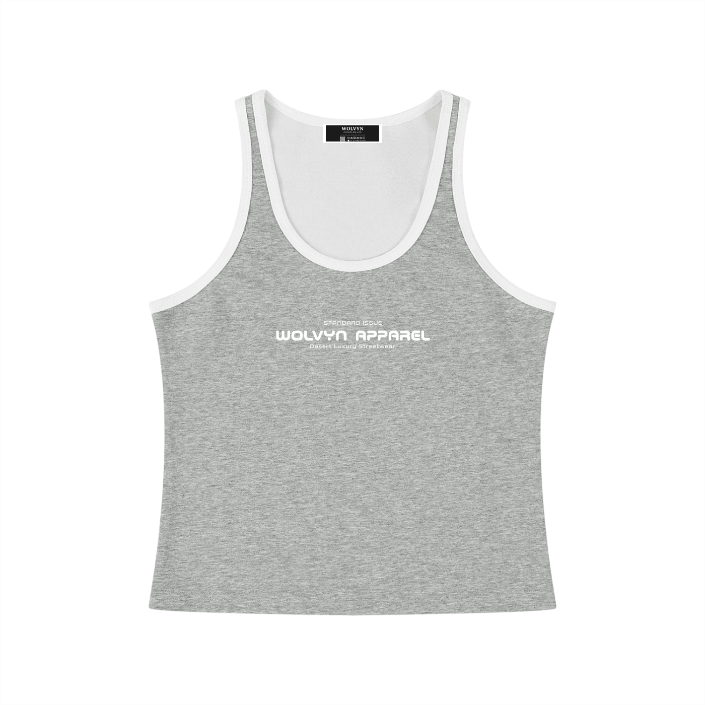 Wolvyn Apparel Women's Color Block Cropped Tank Top - Wolvyn Apparel