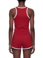 Wolvyn Apparel Women's Color Block Cropped Tank Top - Wolvyn Apparel