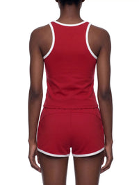 Wolvyn Apparel Women's Color Block Cropped Tank Top - Wolvyn Apparel