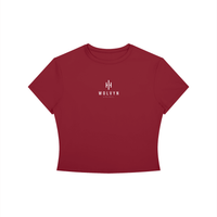 Wolvyn Apparel Women's Crewneck Crop T-Shirt - Wolvyn Apparel