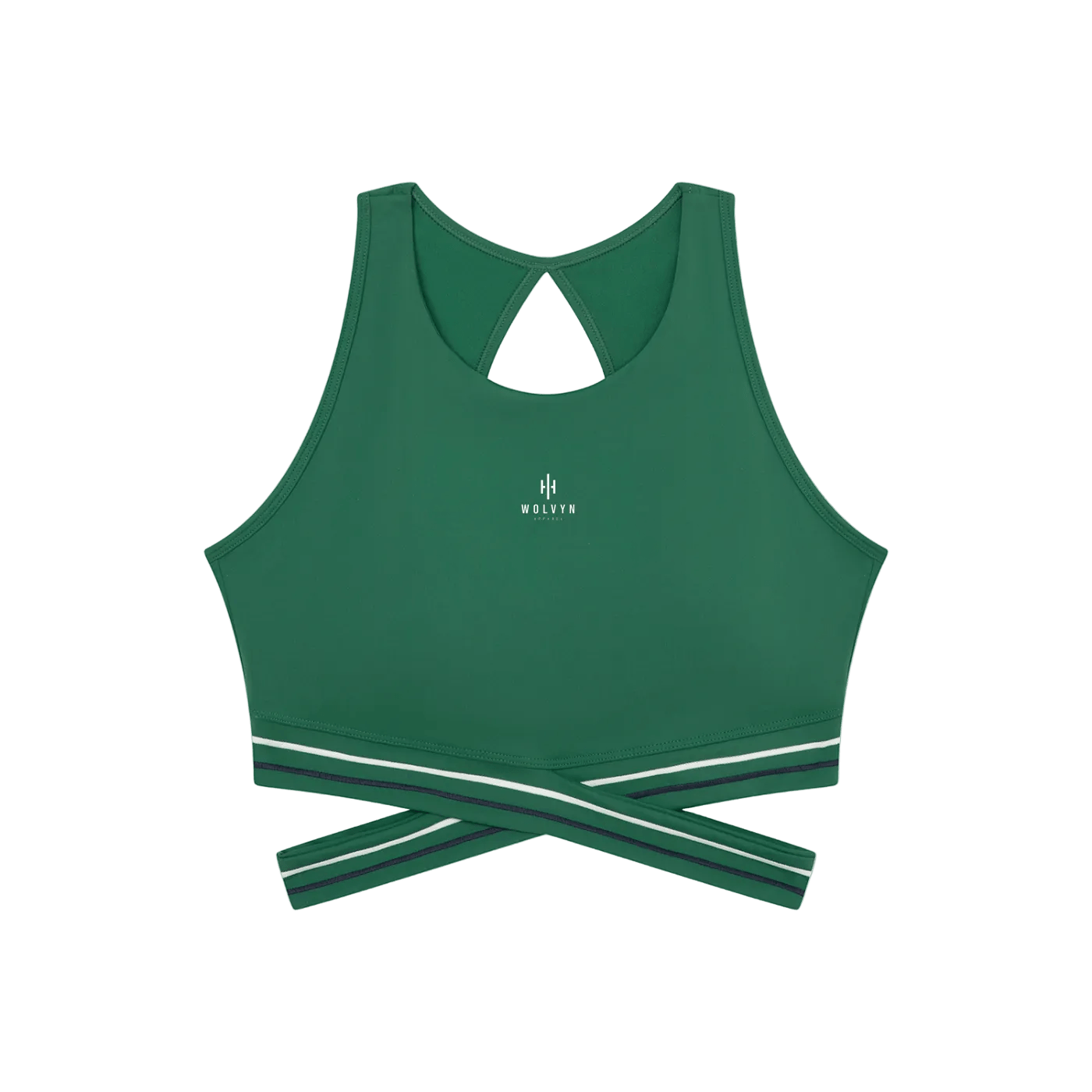 Wolvyn Apparel Women’s Criss-Cross Band Sports Bra - Wolvyn Apparel