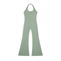 Wolvyn Apparel Women’s Halter Flared Jumpsuit - Wolvyn Apparel