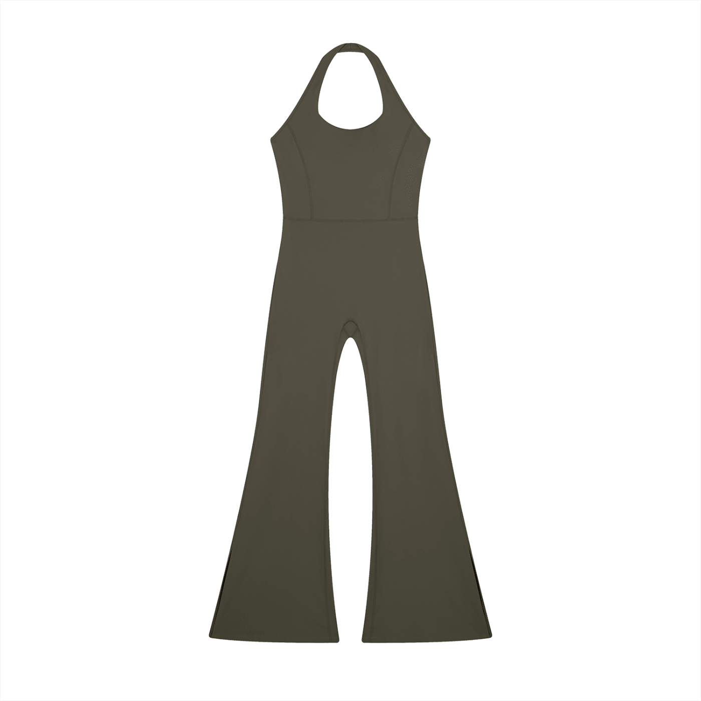 Wolvyn Apparel Women’s Halter Flared Jumpsuit - Wolvyn Apparel