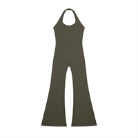 Wolvyn Apparel Women’s Halter Flared Jumpsuit - Wolvyn Apparel