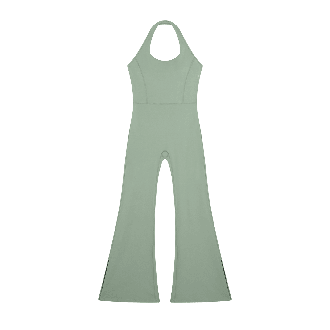 Wolvyn Apparel Women’s Halter Flared Jumpsuit - Wolvyn Apparel