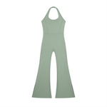 Wolvyn Apparel Women’s Halter Flared Jumpsuit - Wolvyn Apparel