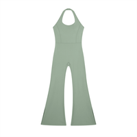 Wolvyn Apparel Women’s Halter Flared Jumpsuit - Wolvyn Apparel