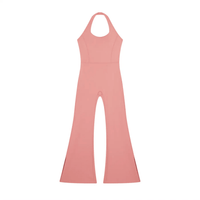 Wolvyn Apparel Women’s Halter Flared Jumpsuit - Wolvyn Apparel