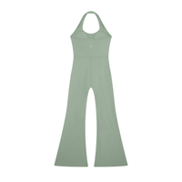 Wolvyn Apparel Women’s Halter Flared Jumpsuit - Wolvyn Apparel