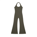 Wolvyn Apparel Women’s Halter Flared Jumpsuit - Wolvyn Apparel